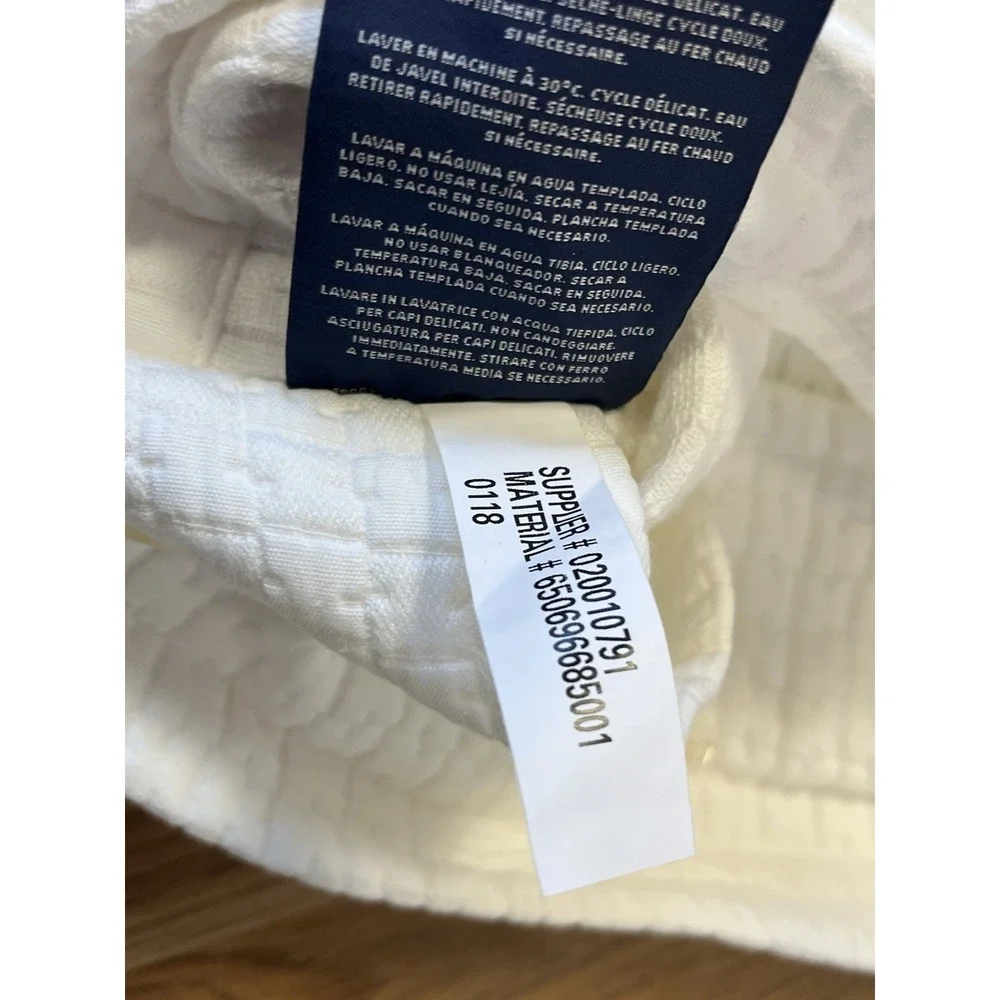 Ralph Lauren Euro SHAM Portugal Elyssa Square White 1x 100% Cotton